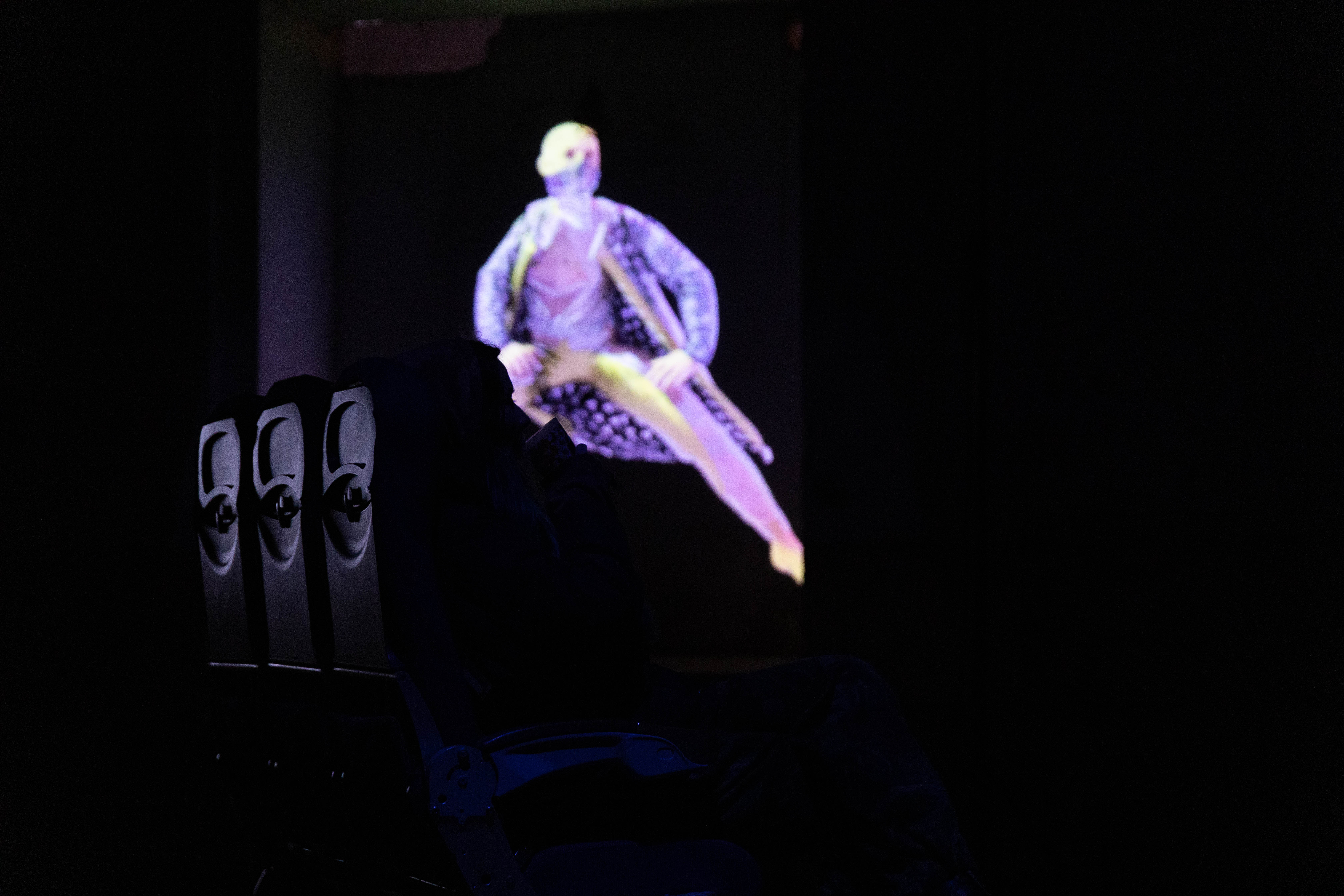 Detail of mechanical movement in installation